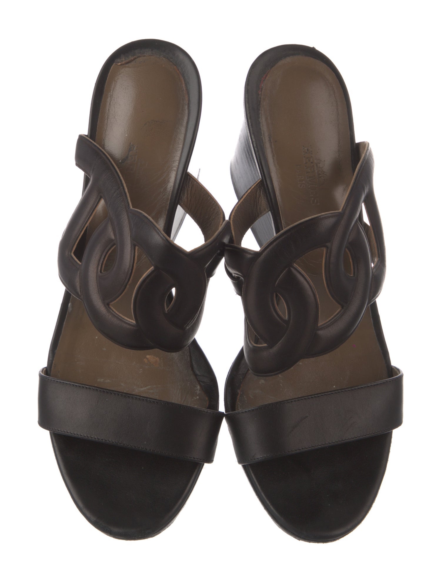 Hermès Peace Chaîne d'Ancre Insignia Slides